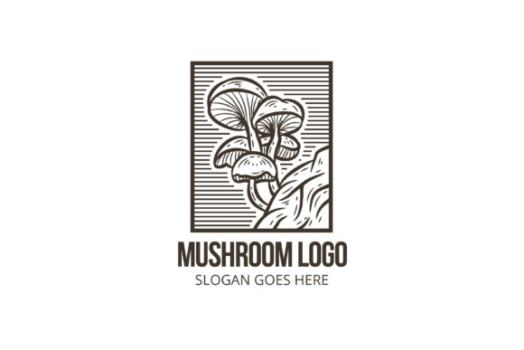 Download Mushroom Vintage Logo - Mushroom Collection