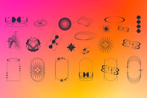 Download Y2k Aesthetic Form Modern Sipmle Shape - Premium Resources
