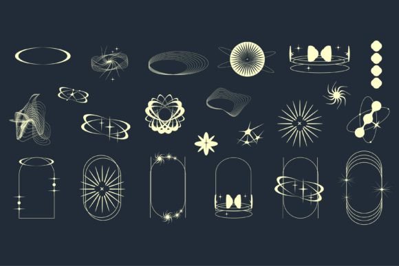 Download 22 Y2k Aesthetic Shape Modern Shape - Premium Resources