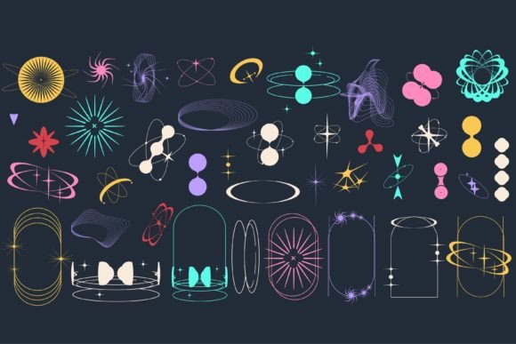 Download Y2k Aesthetic Shape Modern Aesthetic - Premium Bundle