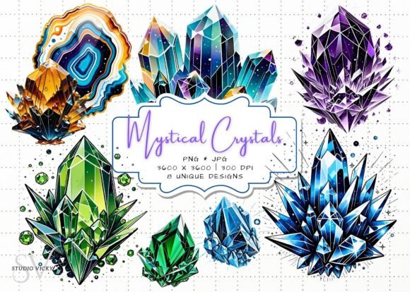 Download Mystical Crystals Clipart - Premium Resources