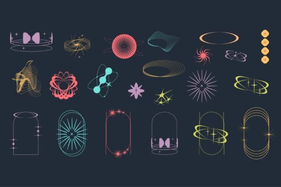 Download 22 Y2k Aesthetic Shape Geometric Shape - Premium Resources